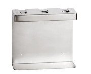 Тримач для дозатора рідкого мила Bemeta Hotel потрійний нержавіюча сталь матова 146109475