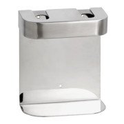 Тримач для дозатора рідкого мила Bemeta Hotel подвійний нержавіюча сталь матова 146109435