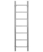 Полотенцесушитель водяной Deffi Орион П7 400х1200 боковое левое подключение хром C.OR.120.40.7.C.B