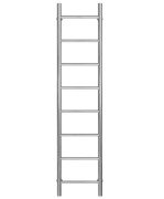 Полотенцесушитель водяной Deffi Орион П8 400х1400 боковое правое подключение хром C.OR.140.40.8.C.C