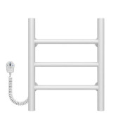 Електросушарка для рушників Deffi Оріон П3 400х400 ліве підключення білий C.OR.40.40.3.E.W.L.5