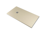 Душовий піддон Hatria Petra H3 Ardesia 140x70 см з сифоном кераміка айворі PA14007001200