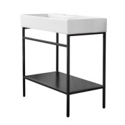 Консоль под раковину Hatria 48x35 см металл черный матовый BHIRT0500365020