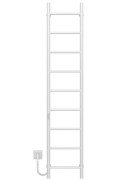 Електрична сушарка для рушників Deffi Оріон П9 300х1600 ліве підключення WD03 білий C.OR.160.30.9.E.W.L.3