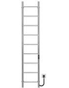 Електричний сушка для рушників Deffi Оріон П9 300х1600 праве підключення JD03 хром C.OR.160.30.9.E.C.R.1