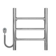 Електрична сушарка для рушників Deffi Оріон П3 400х400 ліве підключення хром C.OR.40.40.3.E.C.L.5