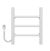 Электрический полотенцесушитель Deffi Орион П3 400х400 левое подключение белый C.OR.40.40.3.E.W.L.5