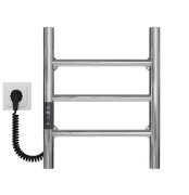 Електрична сушарка для рушників Deffi Оріон П3 400х400 ліве підключення JD03 хром C.OR.40.40.3.E.C.L.1