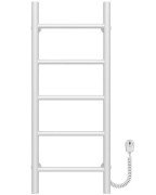 Электрический полотенцесушитель Deffi Орион П5 400х800 правое подключение белый C.OR.80.40.5.E.W.R.5