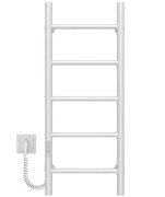 Електрична сушарка для рушників Deffi Оріон П5 400х800 ліве підключення WD03 білий C.OR.80.40.5.E.W.L.3