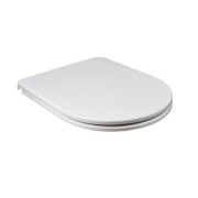 Сидіння з кришкою для унітаза Hatria Fusion/Centrica з функцією швидкого зняття і плавного закривання білий матовий 00Y9AQ25