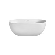 Ванна акриловая Hatria Tiberis 170x78 см с инсталляцией белый матовый 00Y7AX25