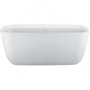 Ванна акрилова Hatria ВТ 03 170x78 см з інсталяцією білий матовий 00Y8AH25