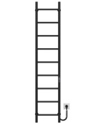 Электрический полотенцесушитель Deffi Орион П9 400х1600 правое подключение JD03 черный C.OR.160.40.9.E.B.R.1