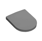 Сиденье с крышкой для унитаза Hatria Fusion с функцией быстрого снятия и плавного закрывания антрацит 00Y1V108