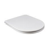 Сиденье с крышкой для унитаза Hatria Fusion/Centrica с функцией быстрого снятия и плавного закрывания белый матовый 00Y9AQ25
