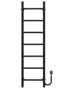 Електрична сушарка для рушників Deffi Оріон П7 400х1200 праве підключення чорний C.OR.120.40.7.E.B.R.5