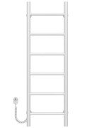 Електрична сушарка для рушників Deffi Оріон П6 400х1000 ліве підключення білий C.OR.100.40.6.E.W.L.5