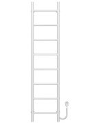 Електрична сушарка для рушників Deffi Оріон П8 400х1400 праве підключення білий C.OR.140.40.8.E.W.R.5