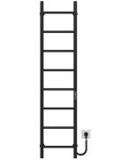 Електрична сушарка для рушників Deffi Оріон П8 400х1400 праве підключення JD03 чорний C.OR.140.40.8.E.B.R.1