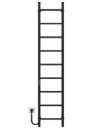 Електрична сушарка для рушників Deffi Оріон П9 400х1600 ліве підключення JD03 чорний C.OR.160.40.9.E.B.L.1