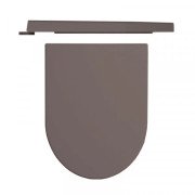 Сидіння з кришкою для унітаза Hatria Fusion/Futura з функцією швидкого зняття і плавного закривання антрацит 00Y9AQ08