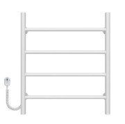 Електрична сушарка для рушників Deffi Оріон П4 500х600 ліве підключення білий C.OR.60.50.4.E.W.L.5