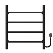 Электрический полотенцесушитель Deffi Орион П4 500х600 правое подключение черный C.OR.60.50.4.E.B.R.5