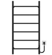 Електрична сушарка для рушників Deffi Оріон П6 500х1000 праве підключення JD03 чорний C.OR.100.50.6.E.B.R.1