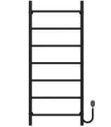 Електрична сушарка для рушників Deffi Оріон П7 500х1200 праве підключення чорний C.OR.120.50.7.E.B.R.5
