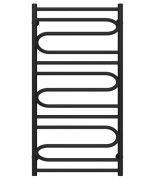 Сушка для рушників водяна Deffi Вілла 500х1000 нижнє підключення чорний C.VP.100.50.B.A