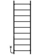 Електрична сушарка для рушників Deffi Оріон П9 500х1600 ліве підключення JD03 чорний C.OR.160.50.9.E.B.L.1