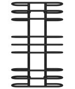 Сушка для рушників водяна Deffi Британіка П9 600х1000 нижнє підключення чорний C.BR.100.60.9.B.A