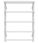 Полотенцесушитель водяной Deffi Стандарт с полкой П5 500х700 боковое правое подключение хром C.SP.70.50.5.C.C