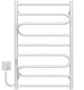 Электрический полотенцесушитель Deffi Вилла 500х800 левое подключение WD03 белый C.VP.80.50.E.W.L.3