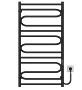 Електрична сушарка для рушників Deffi Вілла 500х1000 праве підключення JD03 чорний C.VP.100.50.E.B.R.1