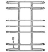 Електрична сушарка для рушників Deffi Британіка П7 600х800 ліве підключення хром C.BR.80.60.7.E.C.L.5