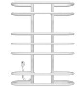 Електрична сушарка для рушників Deffi Британіка П7 600х800 ліве підключення білий C.BR.80.60.7.E.W.L.5