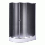 Душова кабіна Sansa 120х80 см профіль сатин/скло матове фабрик S120-80/15 R
