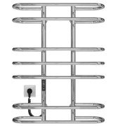 Електросушарка для рушників Deffi Британіка П7 600х800 ліве підключення JD03 хром C.BR.80.60.7.E.C.L.1