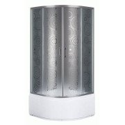 Душова кабіна Sansa 90х90 см профіль сатин/скло матове sharm SH-90/40