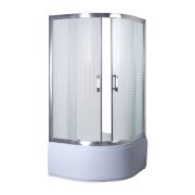 Душова кабіна Sansa 90х90 см профіль сатин/скло матове мозаЇк SH-90/40М