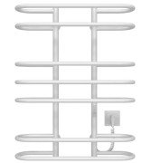 Електрична сушарка для рушників Deffi Британіка П7 600х800 праве підключення WD03 білий C.BR.80.60.7.E.W.R.3