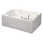 Ванна акрилова Iris 170х120  см з гідромасажем та аеромасажем білий TLP-680 new