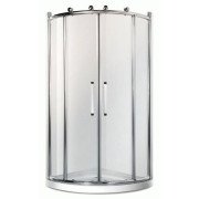 Душова кабіна Rhein 100х100 см профіль хром/скло прозоре RH415