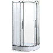 Душова кабіна Rhein 120x80 см профіль хром/скло прозоре RH715 L