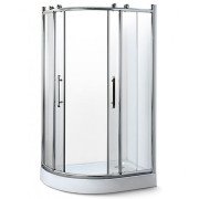 Душова кабіна Rhein 120x80 см профіль хром/скло прозоре RH715 R