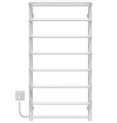 Електрична сушарка для рушників Deffi Стандарт з полицею П8 500х1000 ліве підключення WD03 білий C.SP.100.50.8.E.W.L.3