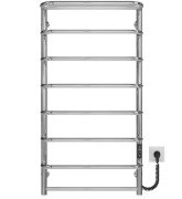 Електрична сушарка для рушників Deffi Стандарт з полицею П8 500х1000 праве підключення JD03 хром C.SP.100.50.8.E.C.R.1