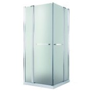 Душова кабіна Rhein 100x100 см профіль хром/скло матове RH219